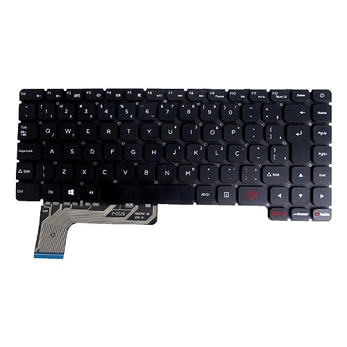 Teclado Compatível Notebook Positivo Motion Q464c Preto
