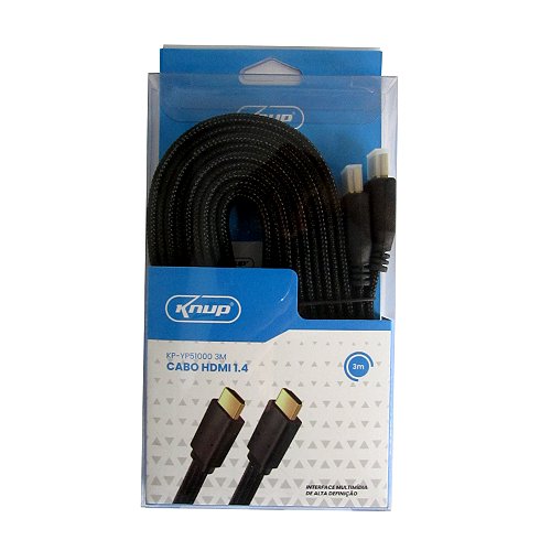 Cabo Hdmi Knup Kp-Yp51000 - 3 Metros