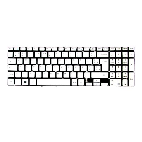 Teclado Compatível Samsung Essentials E34 Np300e5l-kf1br Np300e5m Np300e5k Np350XAA Branco