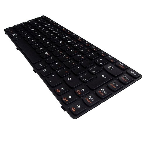 Teclado Compatível Notebook Lenovo IdeaPad Z380 Z480 Z485 G480 G485 Br com Ç