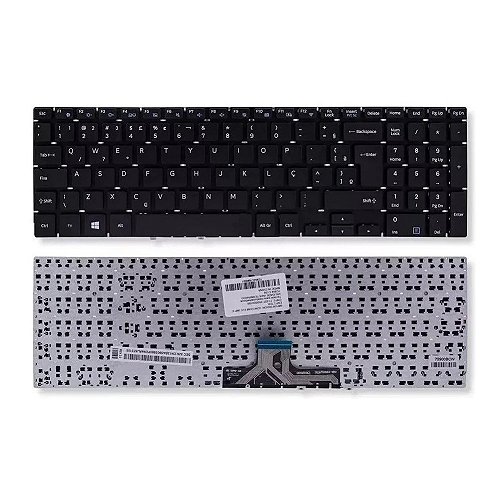Teclado Samsung Essentials E34 Np300e5l-kf1br Np300e5m Np300e5k Np350XAA Preto