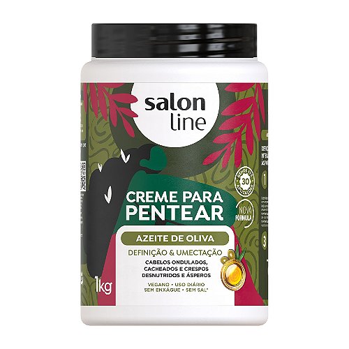 CREME PARA PENTEAR HIDRATAÇÃO PROFUNDA 1KG SALON LINE