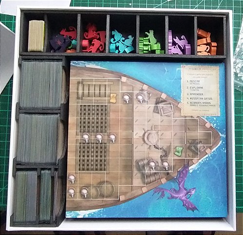 Organizador para Ilha dos Dinossauros - Caixinha Boardgames