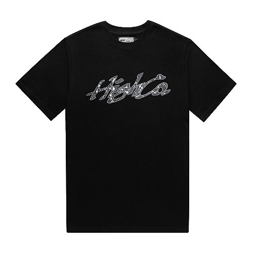 CAMISETA HIGH TEE DOG HIGH x SURVIVAL BLACK - Jhows Surf Street