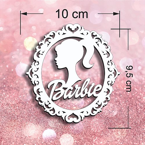 Aplique frontal Barbie n°2 - Pinheiro Laser