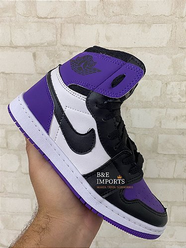tênis jordan roxo