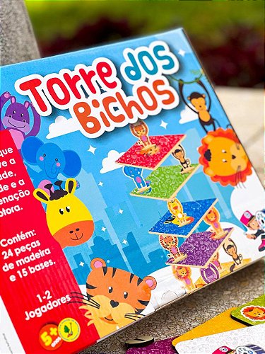 Trilha dos Bichos Jogo Infantil Brinquedo EducativoJogos e