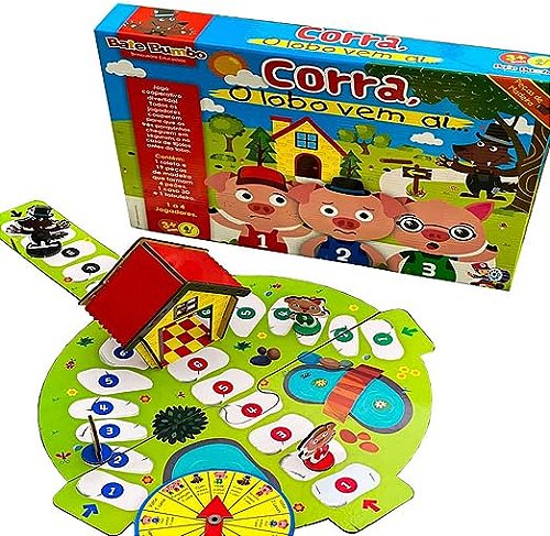 Jogo Trilha dos Bichos Brinquedo Educativo - Bate Bumbo