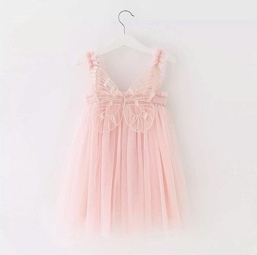 Vestido Infantil Barbie Rosa - Aura Baby- roupas para bebês