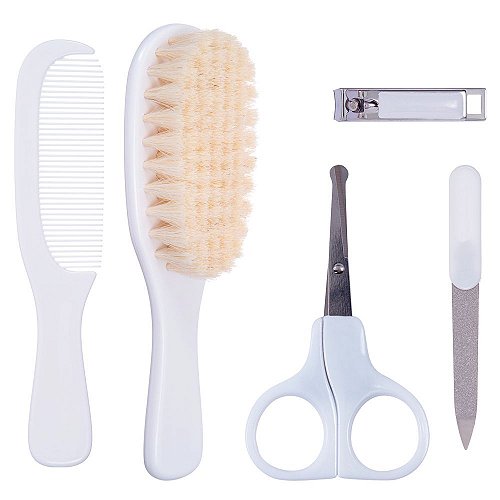 Kit Higiene Cuidados do Bebê Branco - Buba