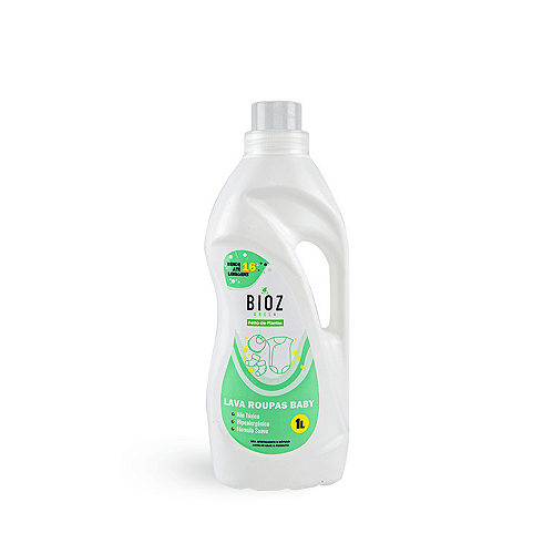 Lava Roupas de Bebê Natural 1L - Bioz Green