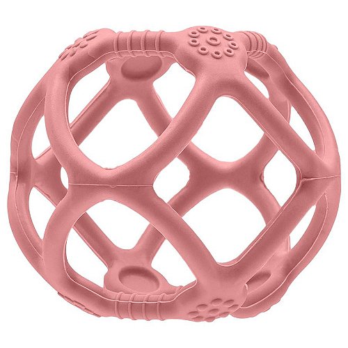 Mordedor Bola em Silicone Flexível Rosa - Buba