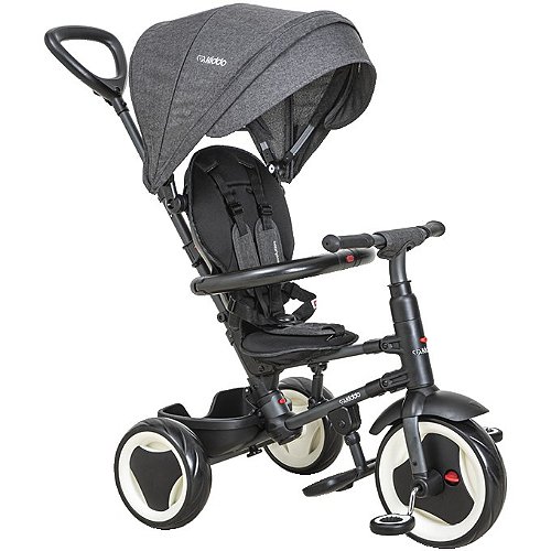 Triciclo Infantil Evolution Dobrável Melange Preto - Kiddo
