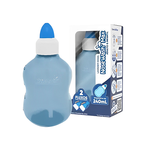 Garrafinha de Lavagem Nasal Adulto e Infantil - Nosewash