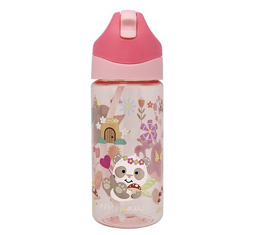 Garrafa Infantil em Tritan Antigermes 400ml Fadas Rosa - Marcus & Marcus