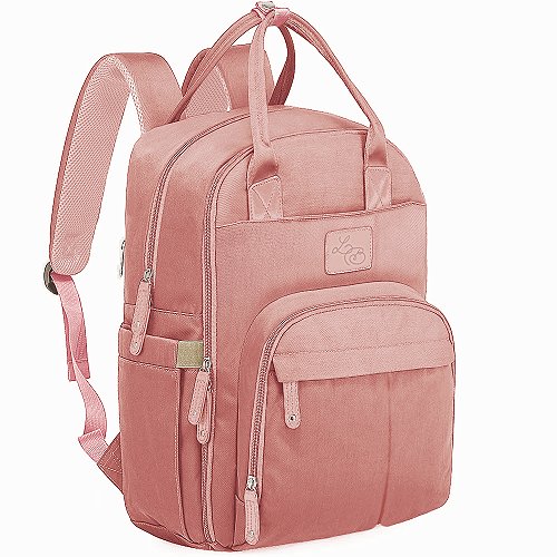 Bolsa Mochila Maternidade Alice Rosa - Laço Bebê