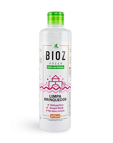 Limpa Brinquedos Natural 470ml - Bioz Green