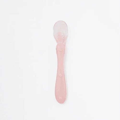 Colher de Silicone Anatômica Rosa - Petit Piá