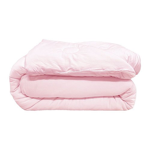 Edredom Bebê Extra Macio Marshmallow 0,98 x 1,50 Rosa - Laço Bebê