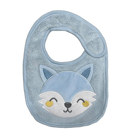 Babador Power Sec Animado Raposa Azul - Laço Bebê
