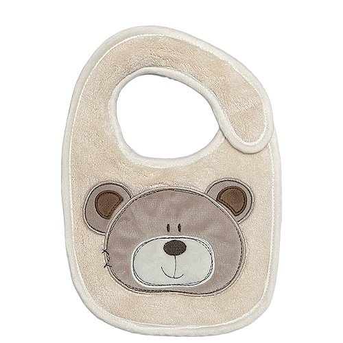Babador Power Sec Animado Urso Bege - Laço Bebê