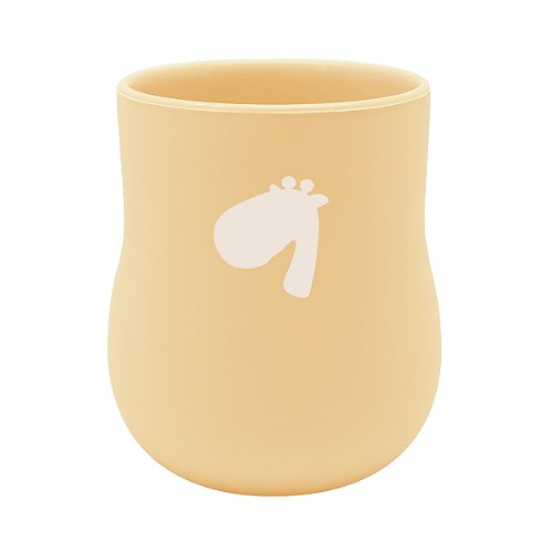 Copo Anatômico em Silicone 120ml Amarelo Manteiga - Marcus & Marcus