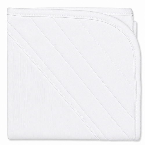 Manta Blanket Bebê 100% Algodão Laço Bebê - Branco