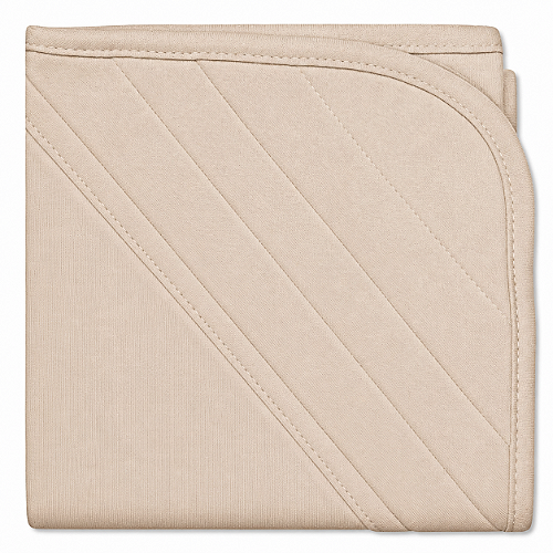 Manta Blanket Bebê 100% Algodão Laço Bebê - Bege