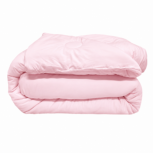 Edredom Solteiro Extra Macio Marshmallow 1,50 x 2,20 Rosa - Laço Bebê