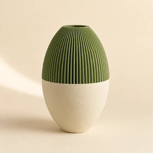 Vaso Geométrico Nórdico Bicolor Julian Criandê