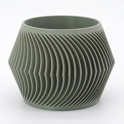 Vaso Ondulado Torcido Paramétrico Criandê