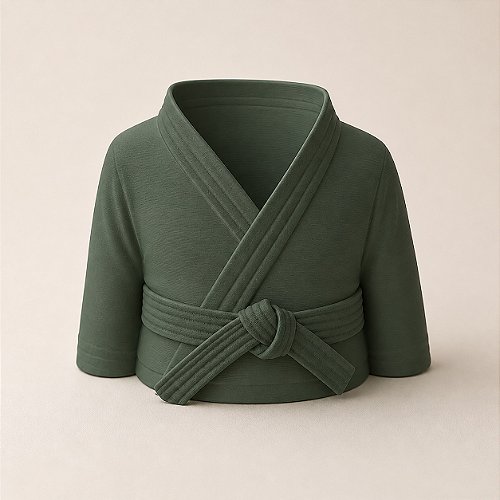 Porta-Canetas Kimono de Karatê Faixa Preta Criandê Verde