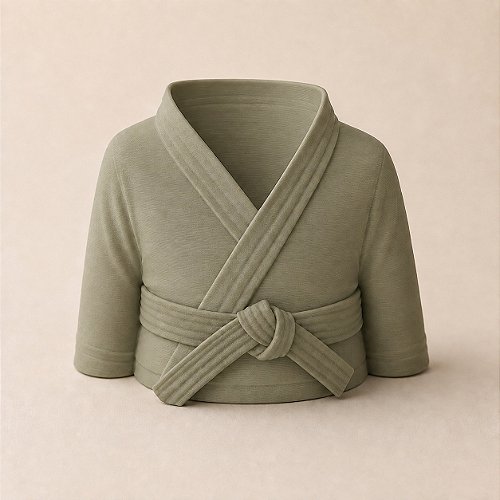 Porta-Canetas Kimono de Karatê Faixa Preta Criandê Wood Gold