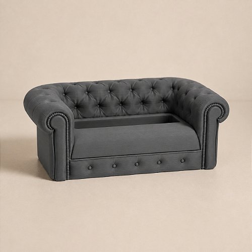 Suporte de Celular Sofá Chesterfield Criandê Cinza