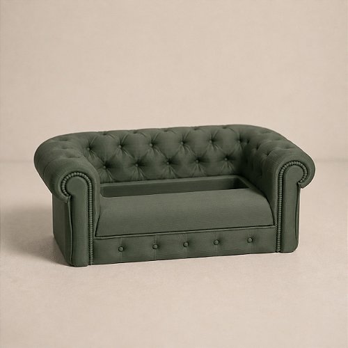 Suporte de Celular Sofá Chesterfield Criandê Verde