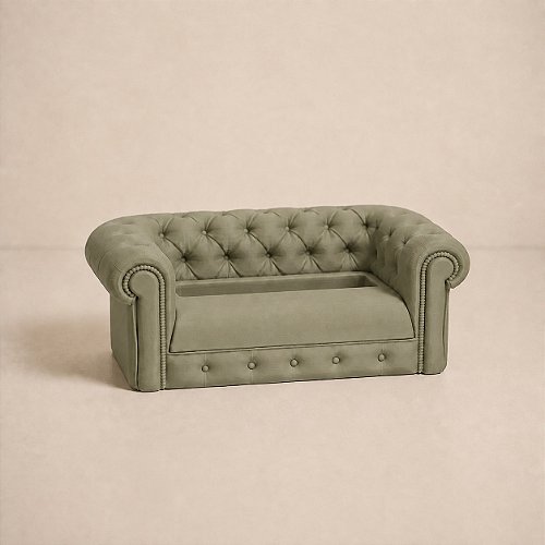 Suporte de Celular Sofá Chesterfield Criandê Wood Gold