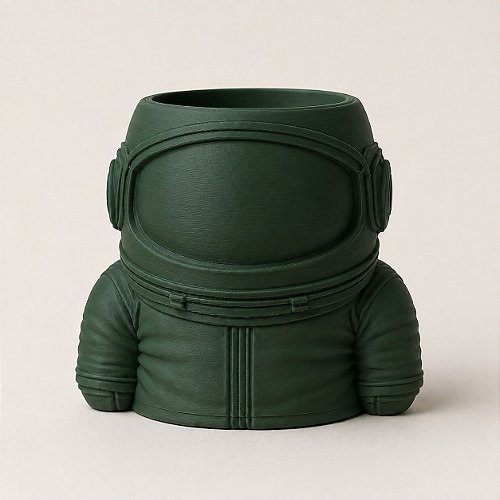 Porta-Canetas Astronauta Criandê Verde