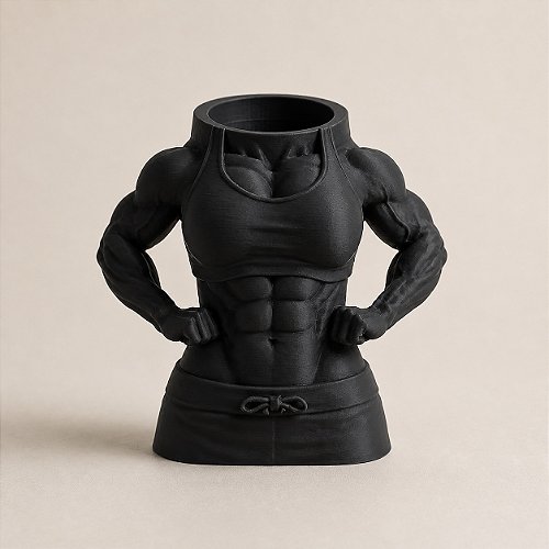 Porta-Canetas Corpo Fitness Feminino Criandê Preto