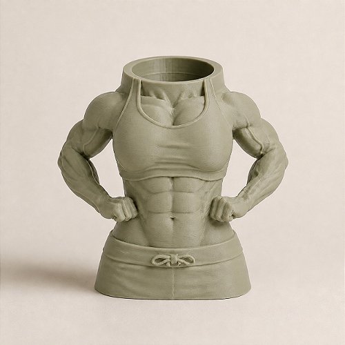 Porta-Canetas Corpo Fitness Feminino Criandê Wood Gold