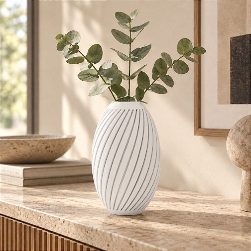 Vaso Karen Nórdico Criandê Branco