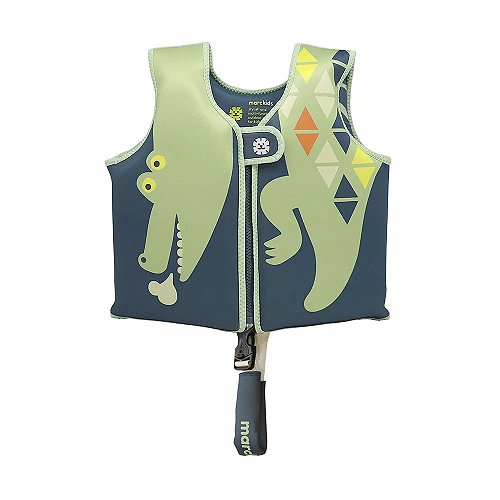 Colete Flutuador Infantil Répteis da Selva M (11-19 Kg) - Marckids