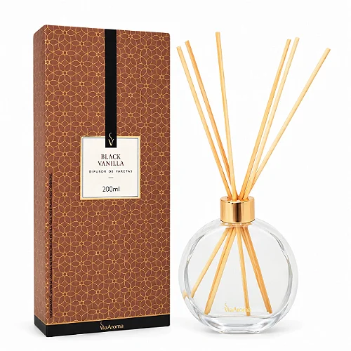 Difusor de Varetas Via Aroma Black Vanilla 200 ml