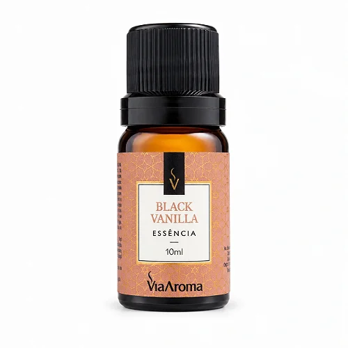 Essência Black Vanilla Via Aroma 10 ml