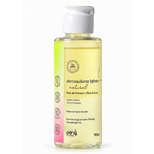 Demaquilante Bifásico Natural 110 ml – Verdi Natural