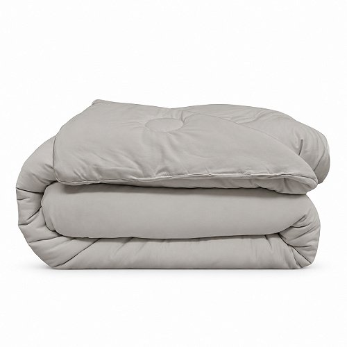Edredom Queen Extra Macio Marshmallow 2,40 x 2,60 Cinza - Laço Bebê