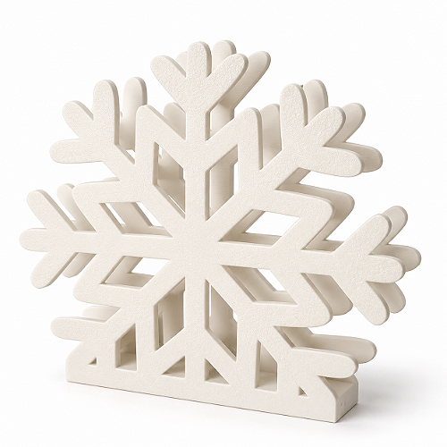 Porta-Guardanapo Floco de Neve – Branco Neve