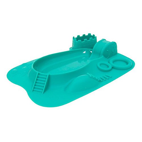 Prato Divertido em Silicone Elefante - Marcus & Marcus