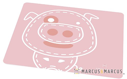 Jogo Americano em Silicone Porquinha - Marcus & Marcus