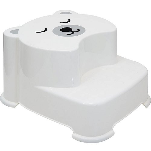 Banquinho para Higiene 2 Degraus Urso - Buba