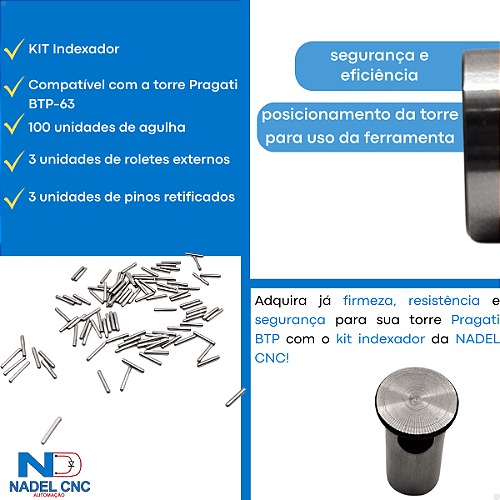 Peças para torres cnc - NADEL CNC Automação